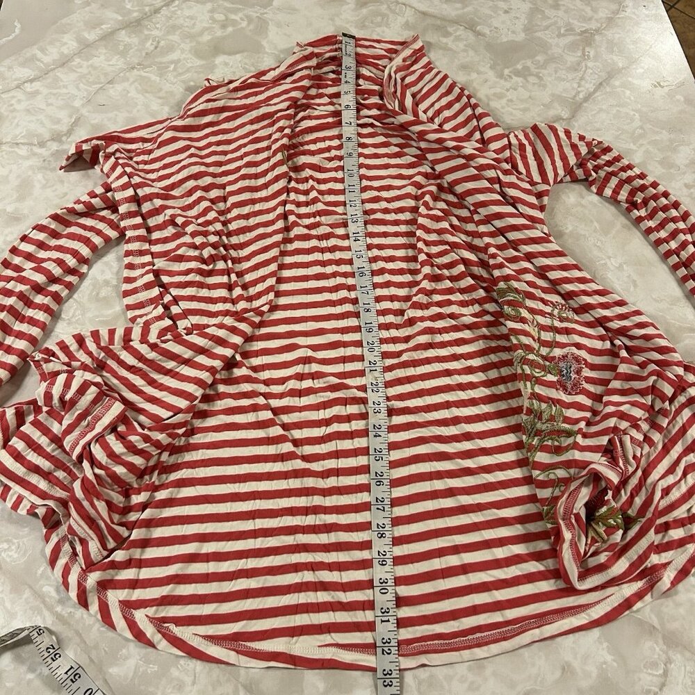 Soft Surroundings Cascading Open Front Cardigan R… - image 4